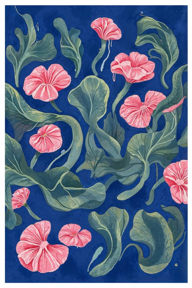 Petals and Swirls by THE MIUUS STUDIO — canvas wall art