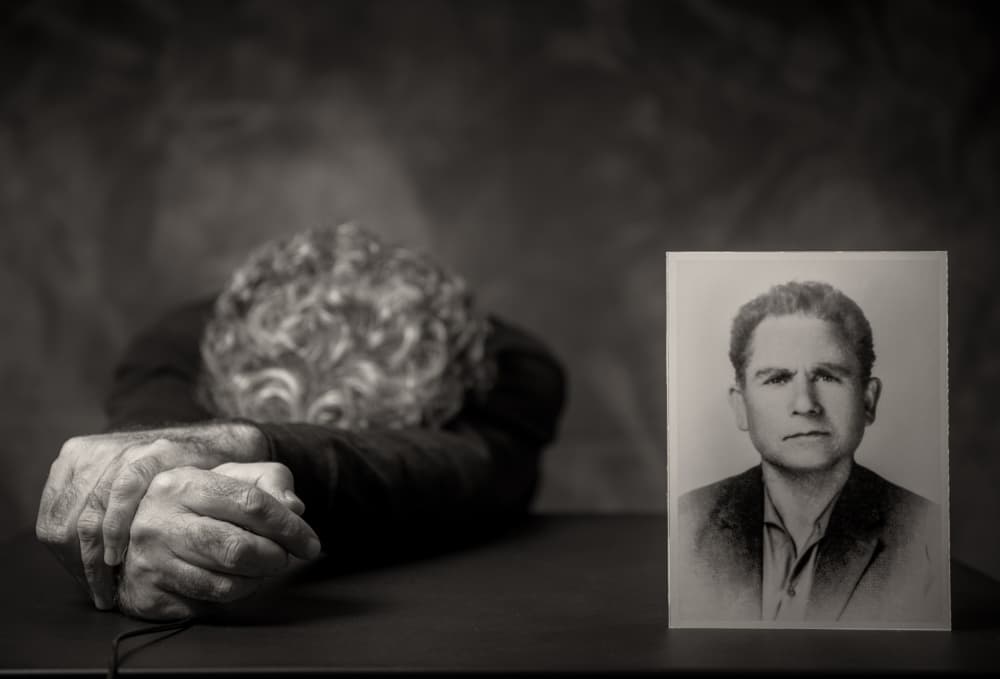 Man's Quiet Grief by Vito Guarino — canvas wall art