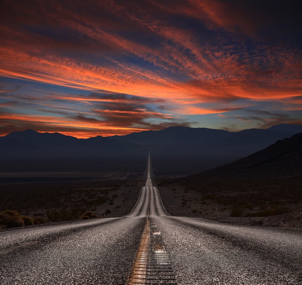 Dramatic Desert Sunset by Gennady Shatov — canvas wall art