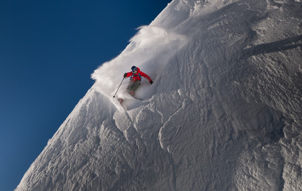 Extreme Mountain Skiing by Sandi Bertoncelj — canvas wall art