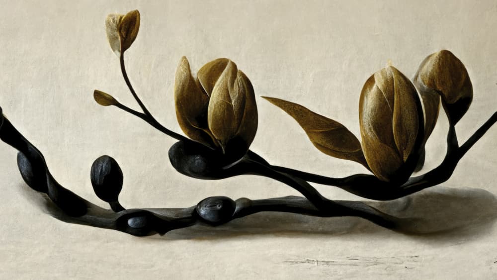 Silent Blooming by Treechild — canvas wall art