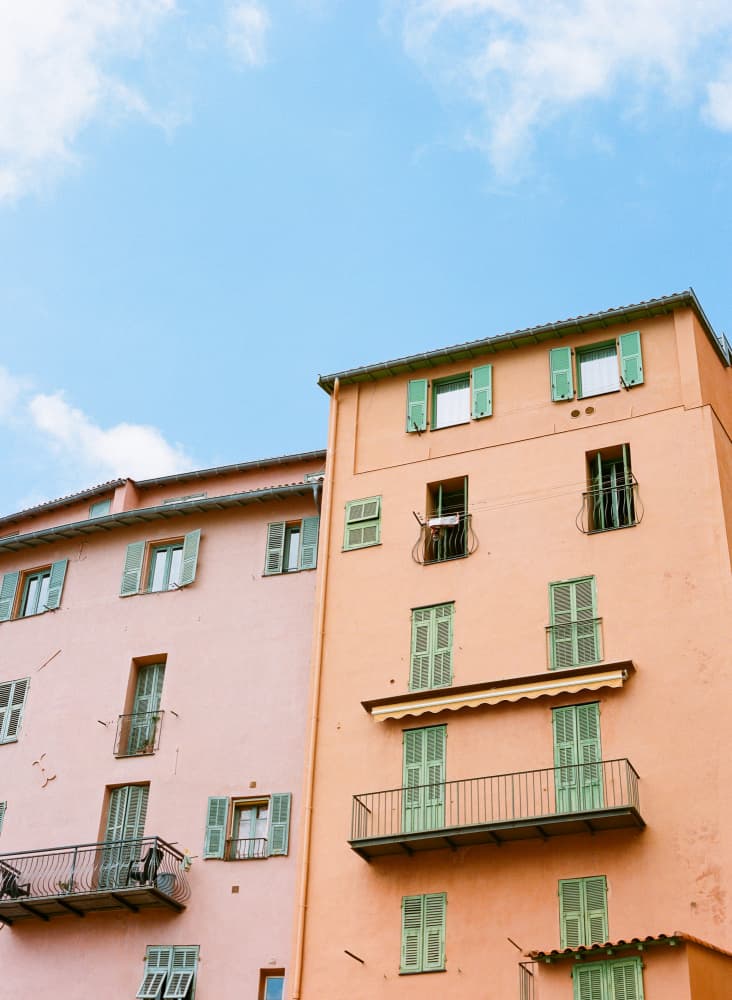 Pastel European Buildings by Bethany Young — canvas wall art