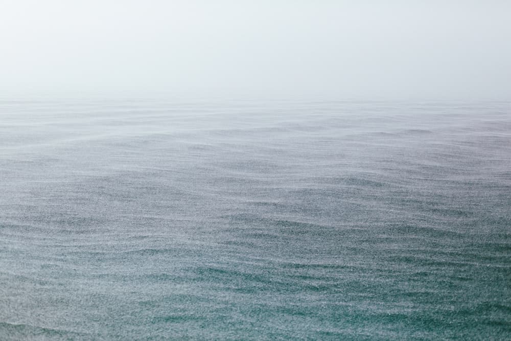 Misty Ocean Horizon by Bendik Johan Stålsett Follesø — canvas wall art