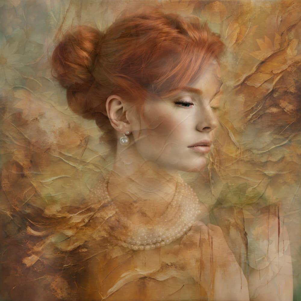 Dreamy Autumn Grace by Ewa Całkosińska-Kajzer — canvas wall art