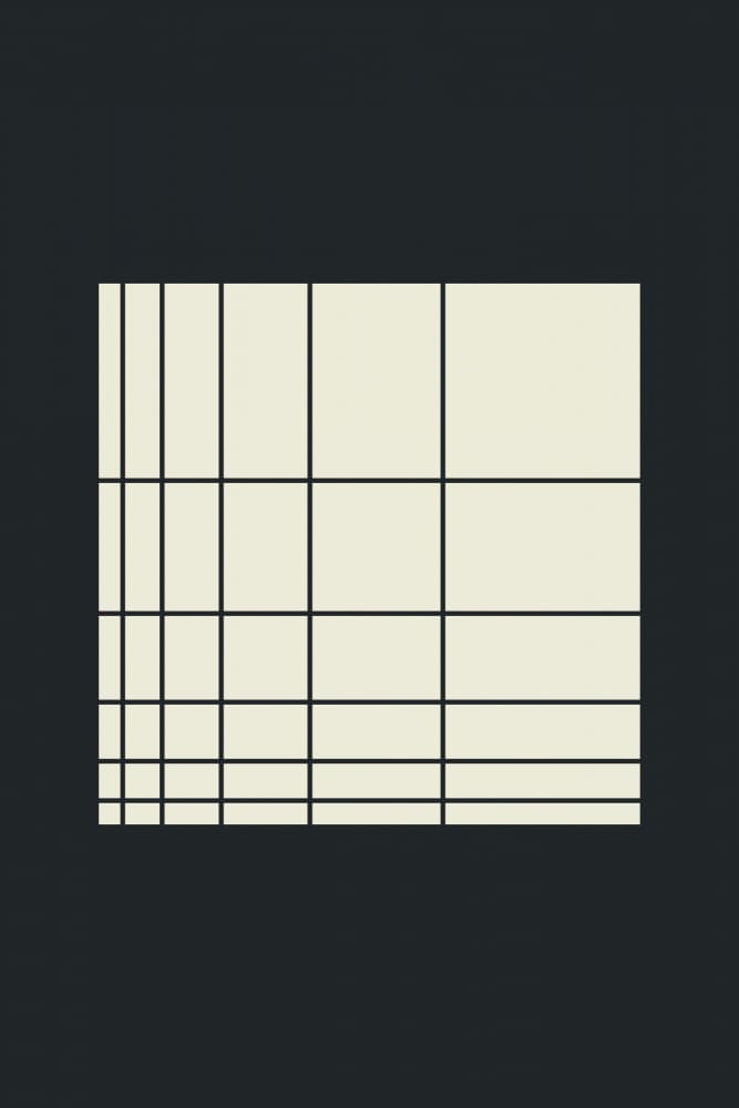 Modern Grid Abstraction by jay stanley — canvas wall art
