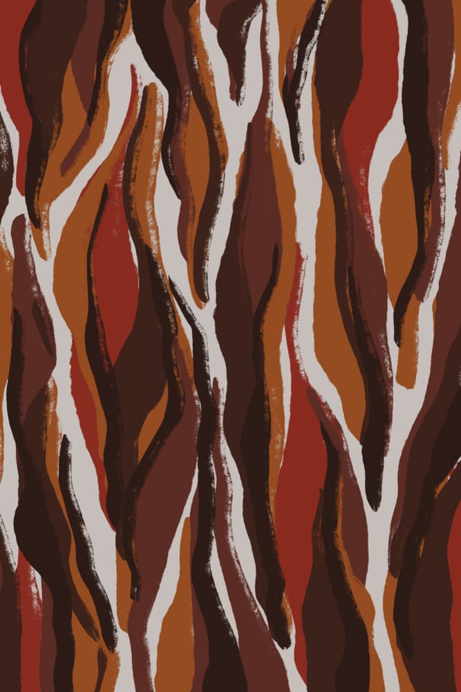 Earthy Waves by Treechild — canvas wall art