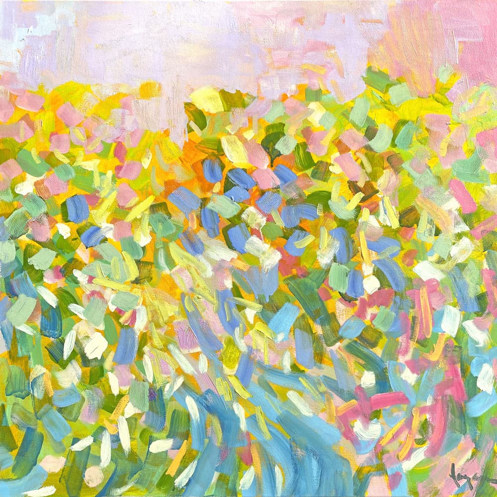 Df009sunrise On a Misty Morning I by Dorothy Fagan — canvas wall art