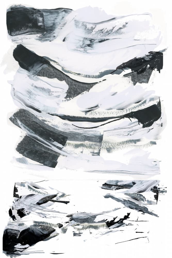 Dynamic Abstract Strokes by cartissi — canvas wall art
