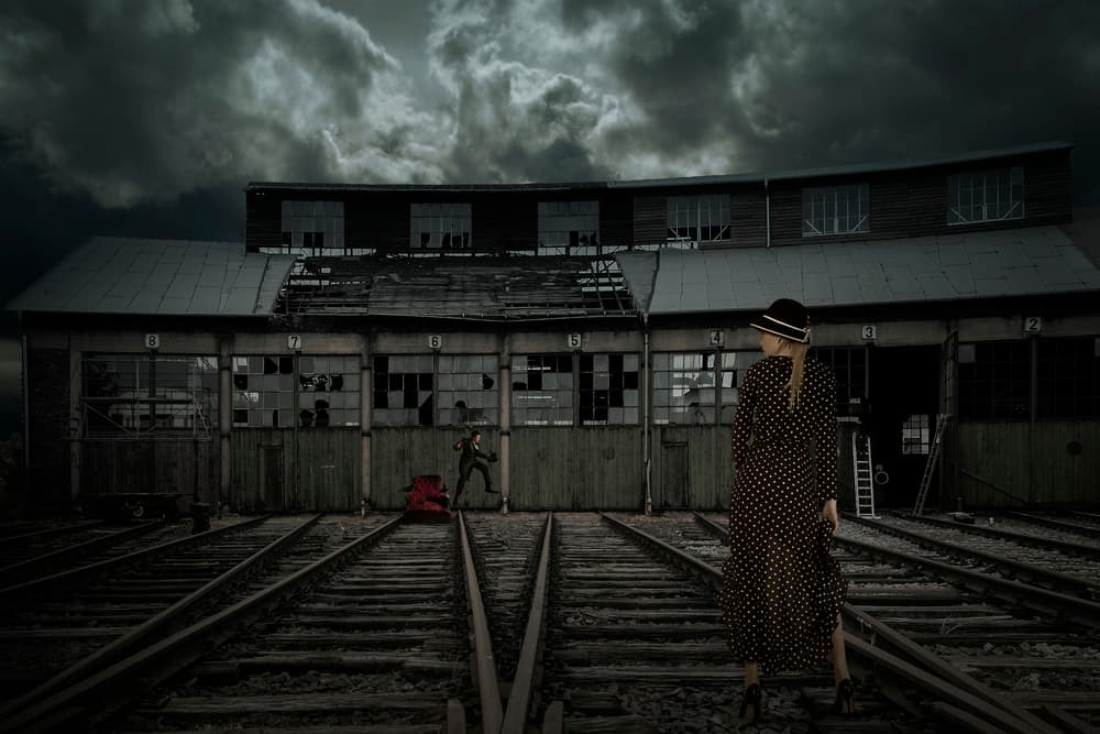 Retro Depot Mystery by Christine von Diepenbroek — canvas wall art