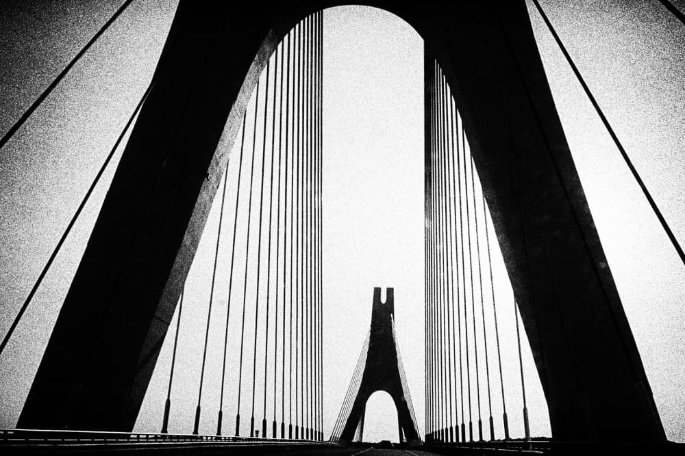 Modern Bridge Arches by Paulo Abrantes — canvas wall art