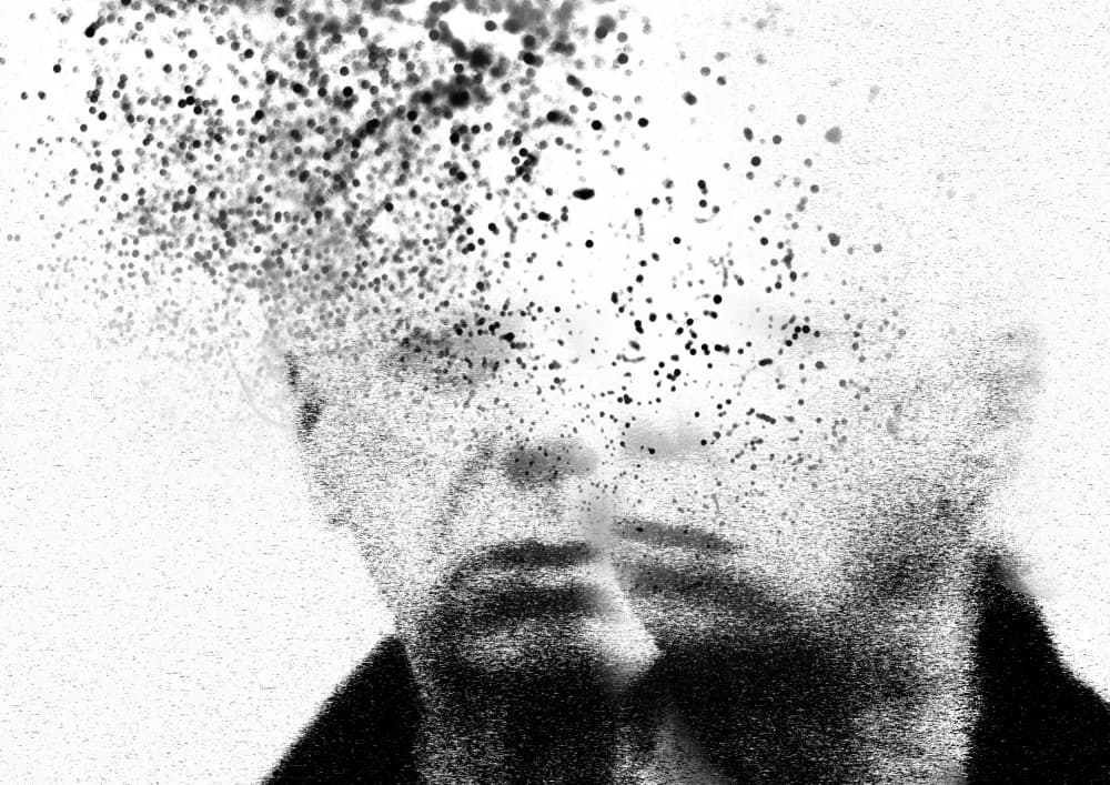 Fading Memory Portrait by Ylva Sjögren — canvas wall art