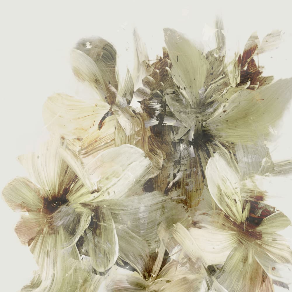 Hill Flowers by Dan Hobday — canvas wall art