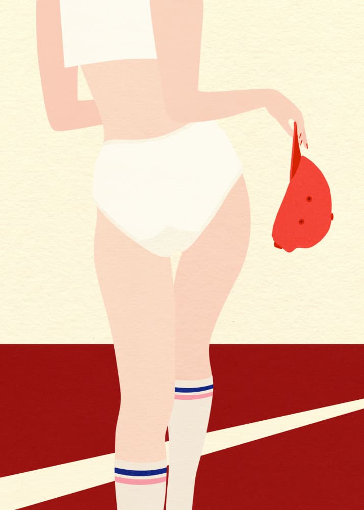 Panties Socks Cap by Rosi Feist — canvas wall art