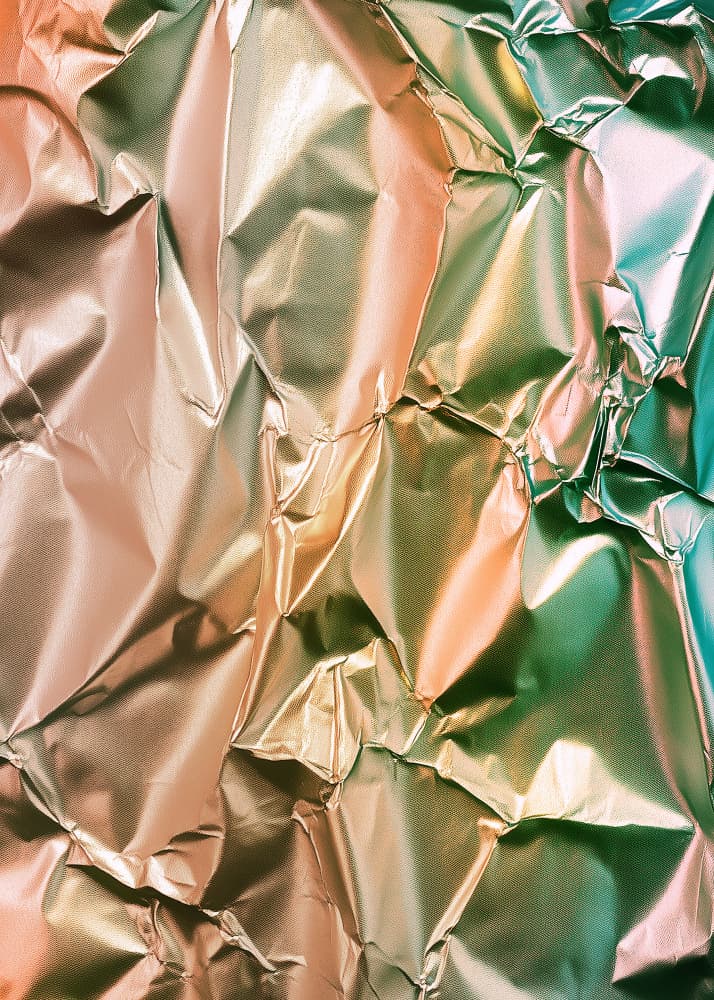 Vibrant Crumpled Foil by Pictufy Studio IV — canvas wall art