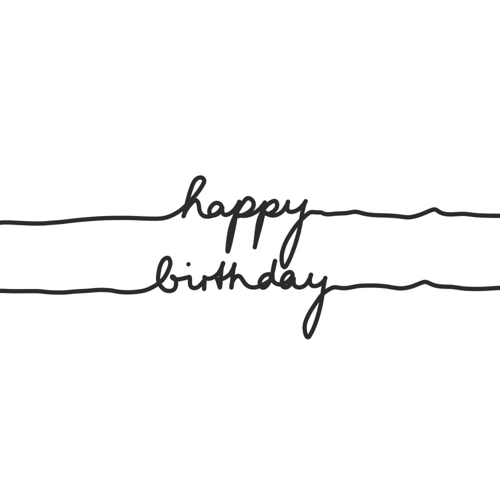  Happy Birthday by Mareike Böhmer — canvas wall art