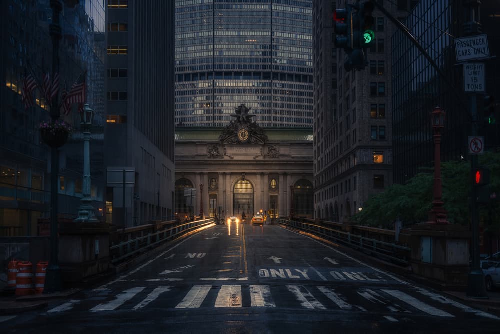 Grand Central Terminal Reflections by David Martin Castan — canvas wall art