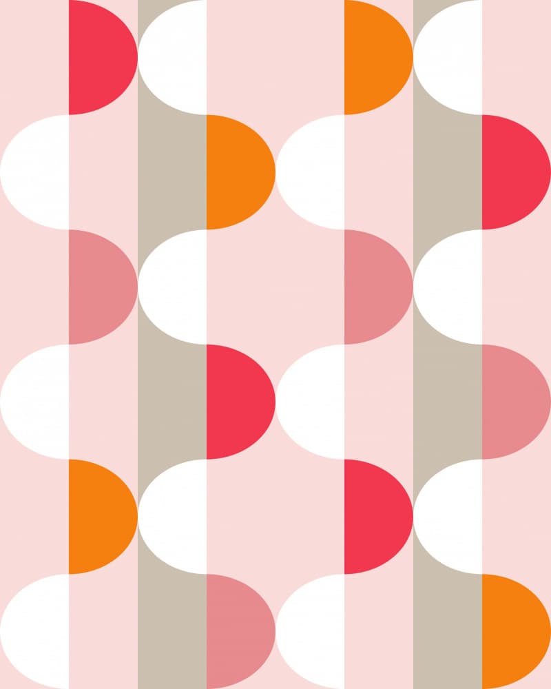 Retro Wave Pattern by Annick — canvas wall art