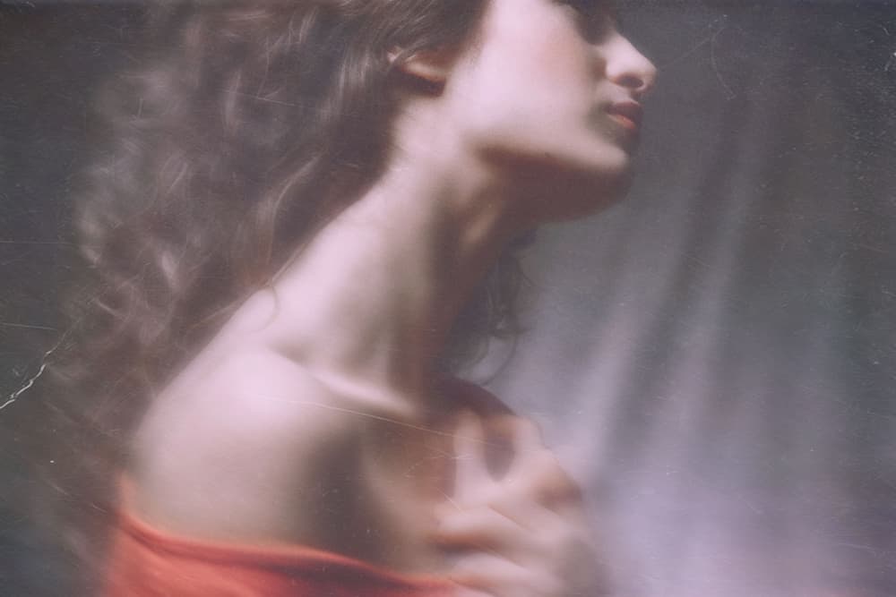 Dreamy Woman Profile by Antonella Renzulli — canvas wall art