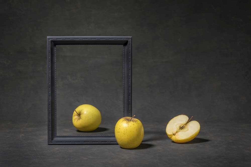 Apples in a Frame by Christophe Verot — canvas wall art