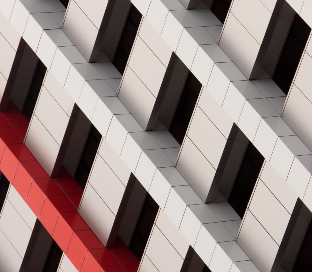 Sleek Urban Geometry by Jacqueline Hammer — canvas wall art