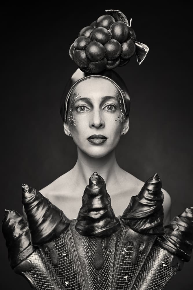 Mysterious Berry Woman by Photographer — canvas wall art
