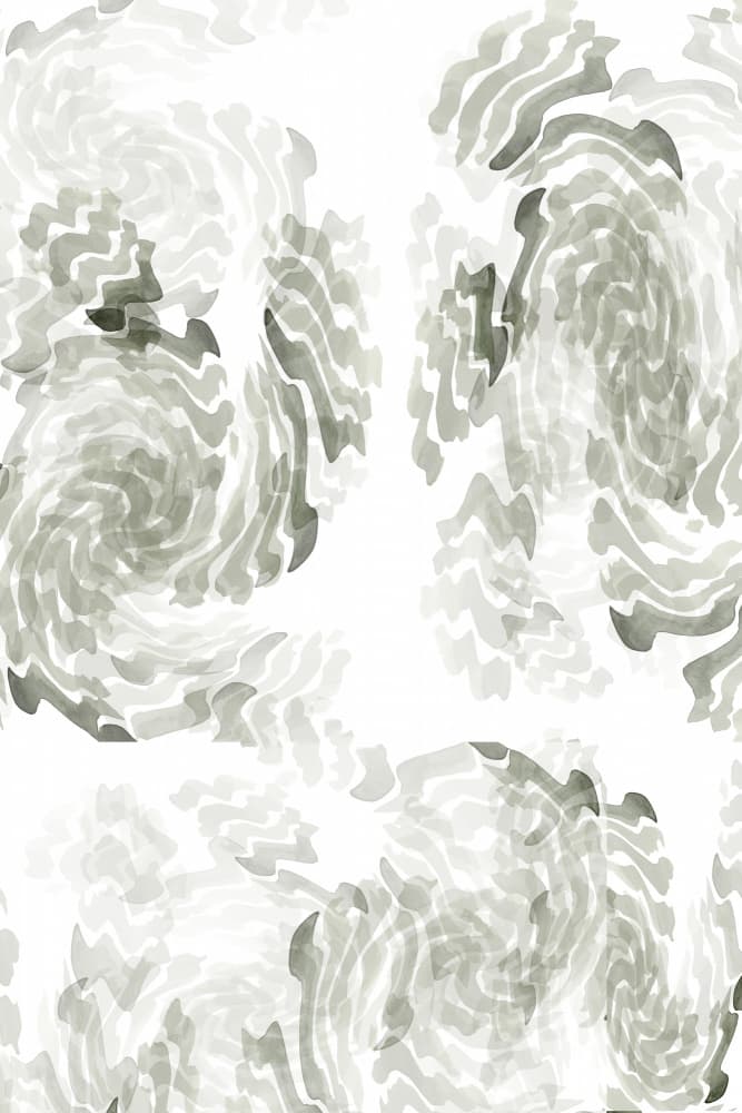 Organic Gray Swirls by cartissi — canvas wall art