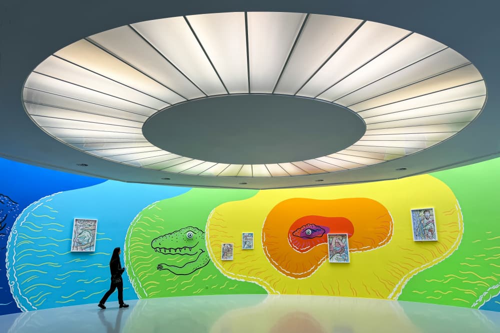 Vibrant Gallery Mural by Lus Joosten — canvas wall art