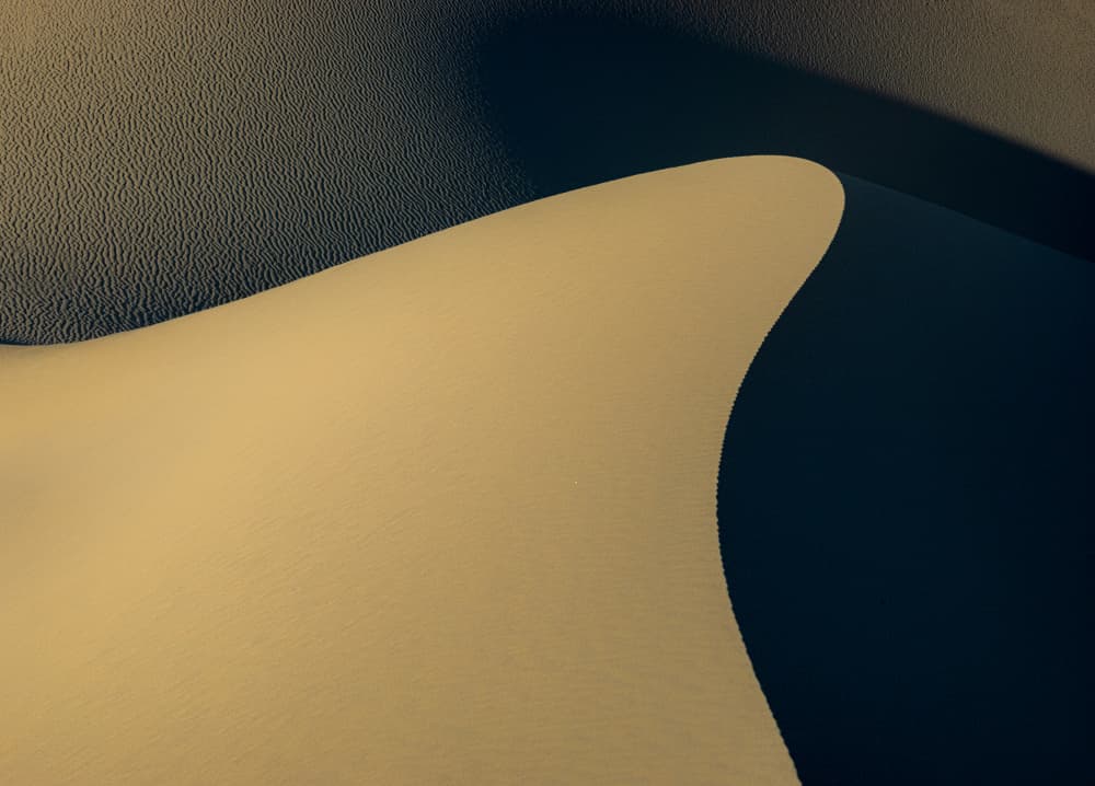 Golden Desert Shadows by Rob Darby — canvas wall art