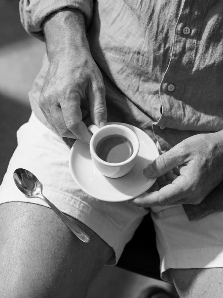 Man's Morning Coffee by Andreas Magnusson — canvas wall art