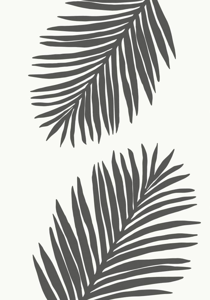 Minimal Palm Leaves by Pictufy Studio — canvas wall art