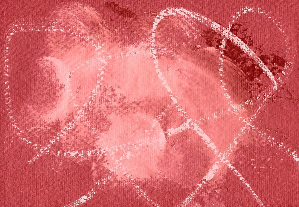 Warm Abstract Love by Santhosh ch — canvas wall art