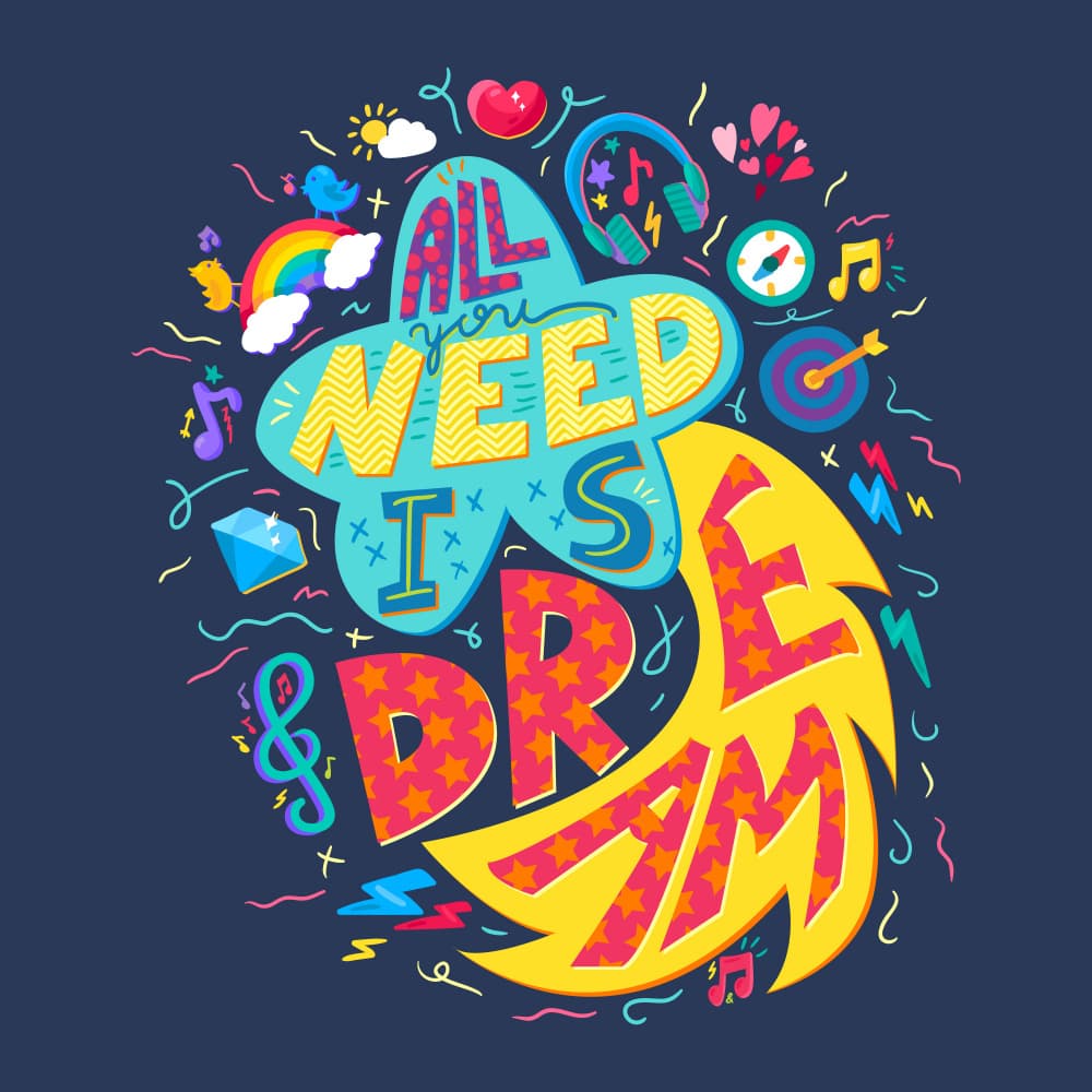 All You Need Is Dream by Marika Barsrsind — canvas wall art