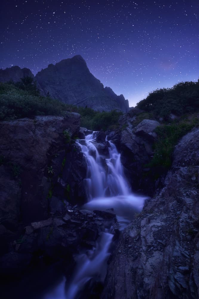 Starring Night at Sangre de Cristo Wilderness by Mei Xu — canvas wall art