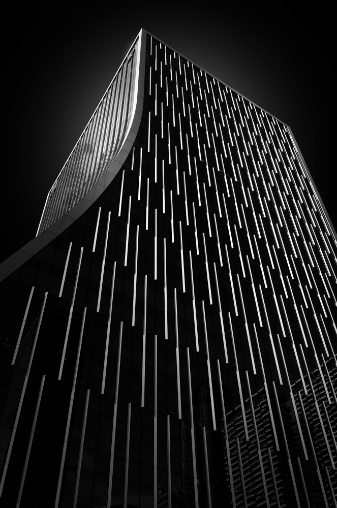 Dramatic Building Curves by Luigi Greco — canvas wall art