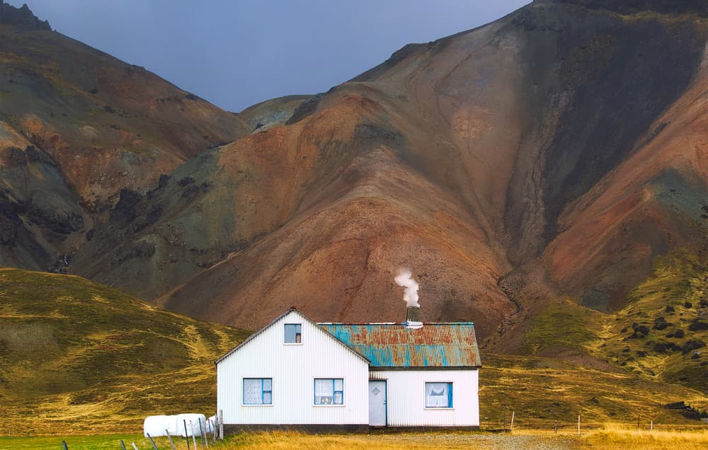 Remote Mountain House by swapnil deshpande — canvas wall art