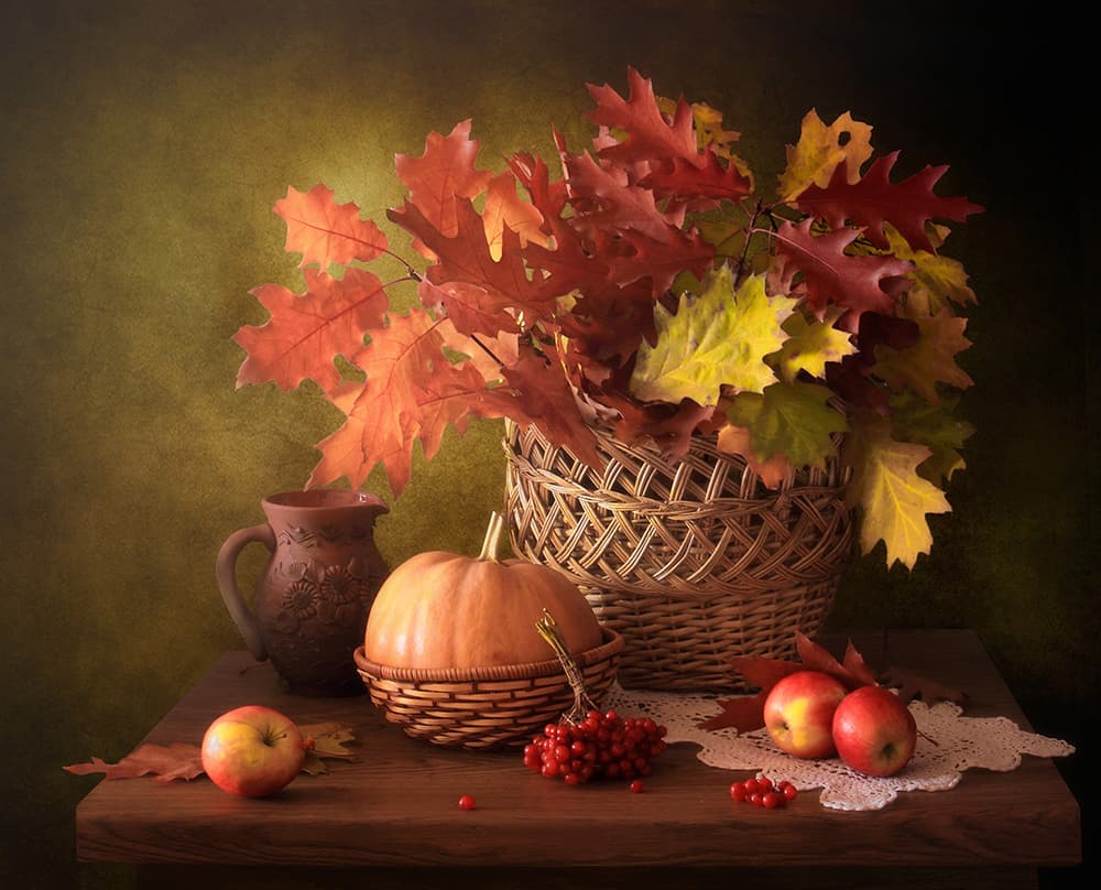 Rustic Autumn Still Life by Tatyana Skorokhod — canvas wall art