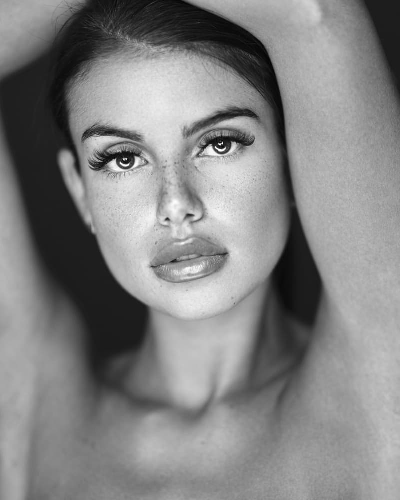 Natural Beauty Portrait by Denis — canvas wall art