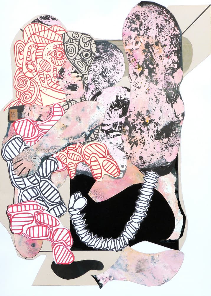 Abstract Body Forms by Pascal Marlin — canvas wall art