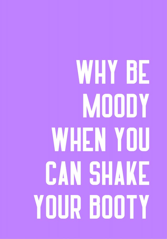 Shake Your Booty Quote by Athene Fritsch — canvas wall art