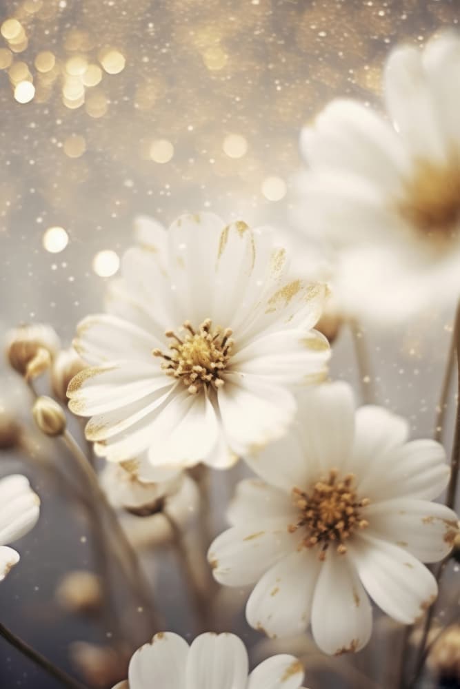 Petals in Starlight by Treechild — canvas wall art