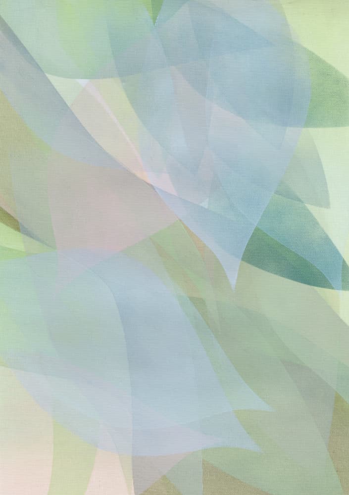 Serene Overlapping Hues by Maira Ribena — canvas wall art