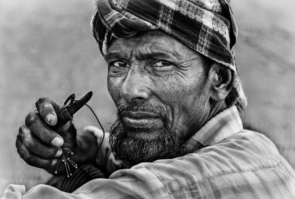 Man With Direct Gaze by Joxe Inazio Kuesta Garmendia — canvas wall art
