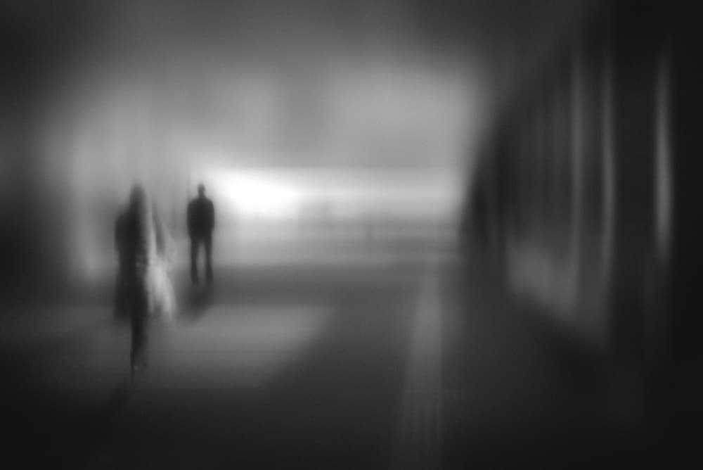 Blurred Figures Light by Teruhiko Tsuchida — canvas wall art