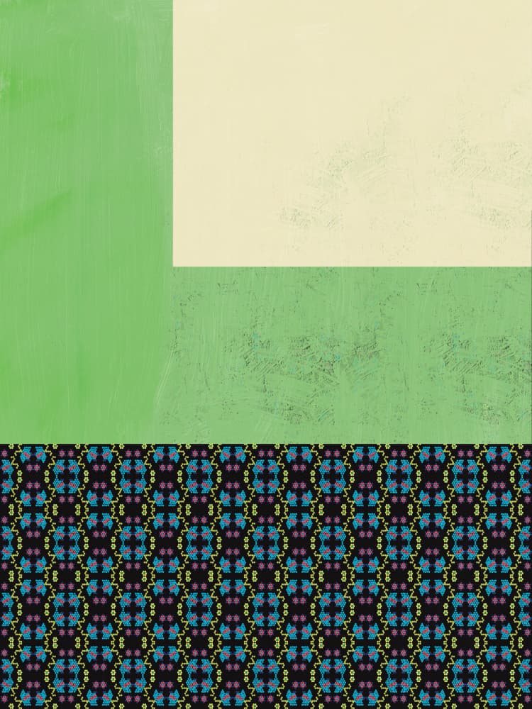 Modern Abstract Color Block by Little Dean — canvas wall art