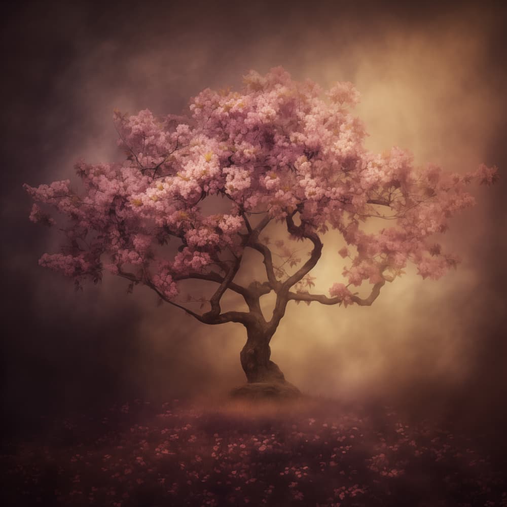 Magical Pink Tree by Andreas Magnusson — canvas wall art