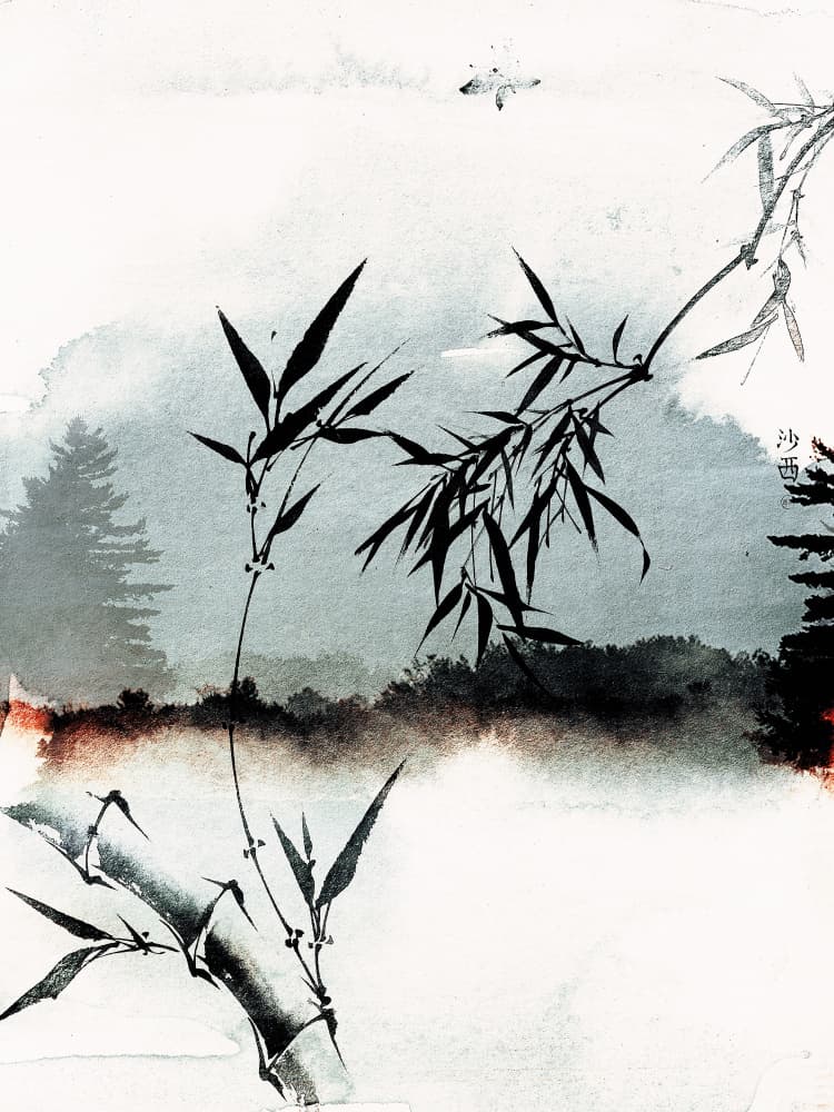 Whispers of Bamboo by Treechild — canvas wall art