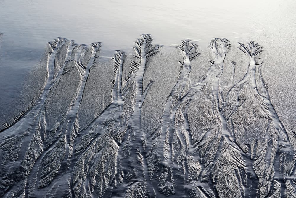 Silver Sand Flow Patterns by Bodo Balzer — canvas wall art