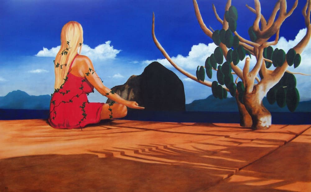 Calm Ocean Meditation by Walter Roos — canvas wall art