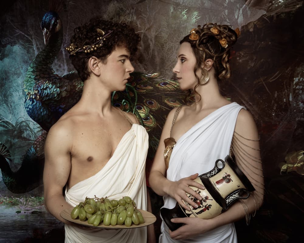 A Mythological Gaze by Ineke Mighorst — canvas wall art