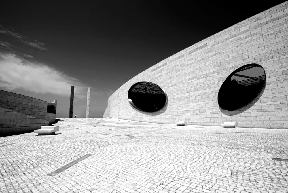 Stark Modern Architecture by Fernando Alves — canvas wall art